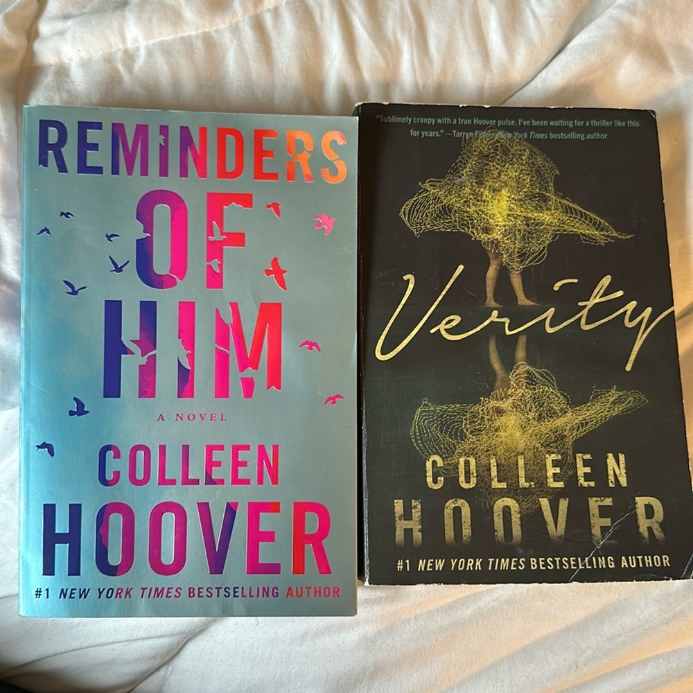 Colleen Hoover - “Reminders of Him” and “Verity”